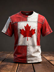 Men's Canada Print Casual T-shirt
