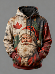 Men's Christmas Print Casual Hoodie