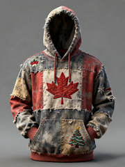 Men's Christmas Print Casual Hoodie