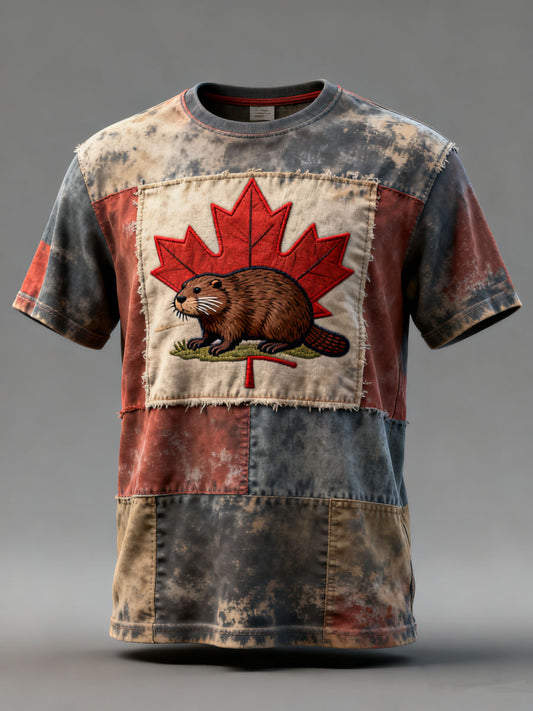 Men's Canada Print Casual T-shirt