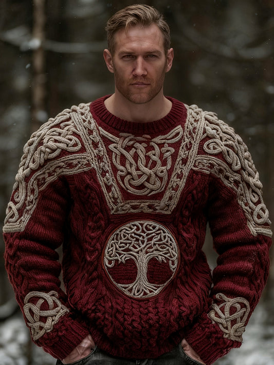 Men's Christmas-style Viking Sweater