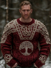 Men's Christmas-style Viking Sweater