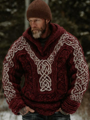 Men's Christmas-style Viking Sweater