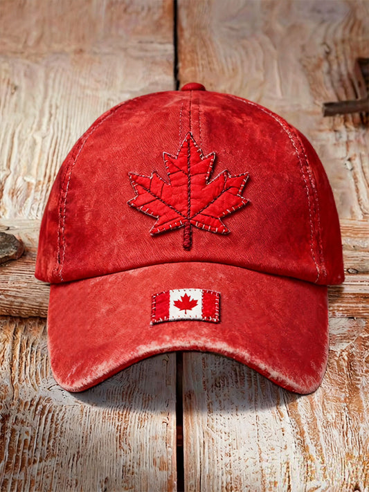Canada flag retro unisex hats