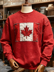 Men's Canadian Flag Vintage Sweatshirts