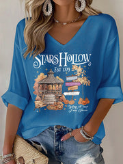 Women's Est 1779 Where You Lead, I Will Follow V-neck Tops