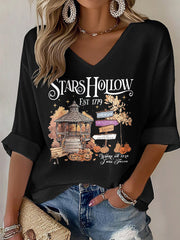 Women's Est 1779 Where You Lead, I Will Follow V-neck Tops