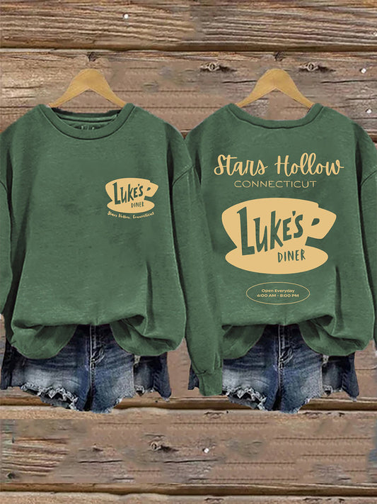 Women's Luke’s Diner Stars Hollow, Connecticut Sweatshirts