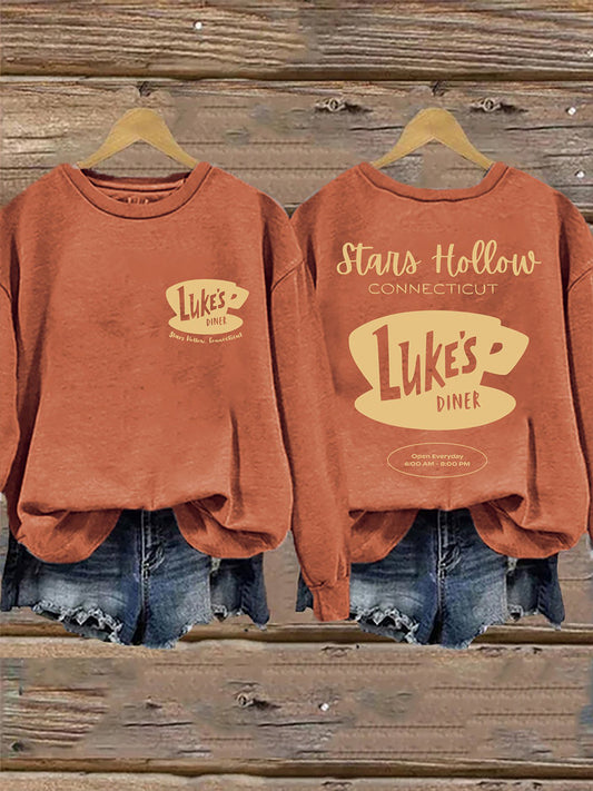 Women's Luke’s Diner Stars Hollow, Connecticut Sweatshirts