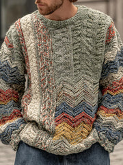 Men's Geometric Art Sweater