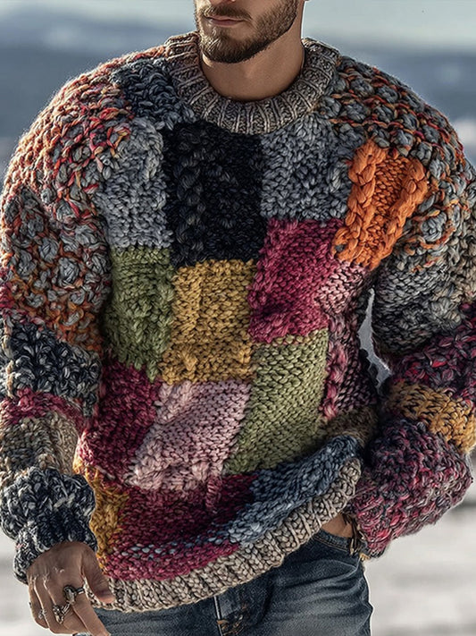 Men's Geometric Art Sweater