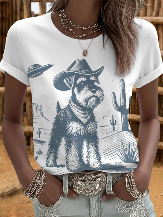 Women's Western Schnauzer T-shirts