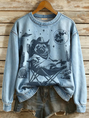 Women's Western Poodle Sweatshirts