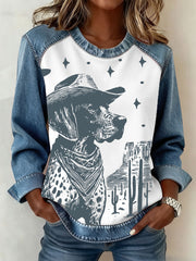 Women's Western Germany Dog Sweatshirts