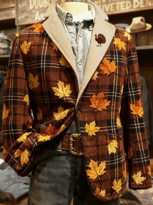 Men's Autumn Art Printed Jacket
