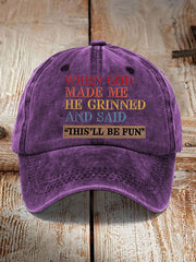 Unisex Faux Embroidered Faith Baseball Hat