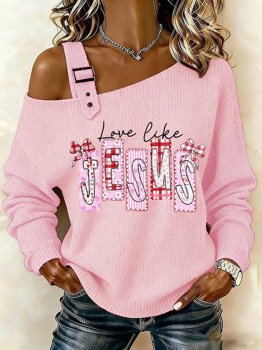 Women's Valentine's Day Love Like Jesus Tops