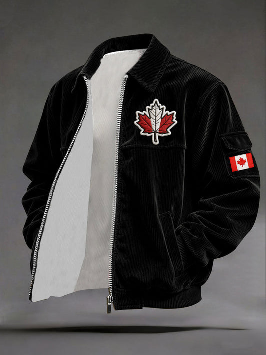 Men's CANADA Printed Casual Jacket