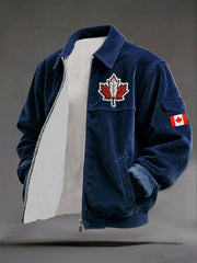 Men's CANADA Printed Casual Jacket