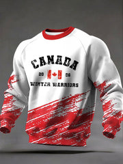 Men's CANADA 2026 Printed Casual Sweatshirt