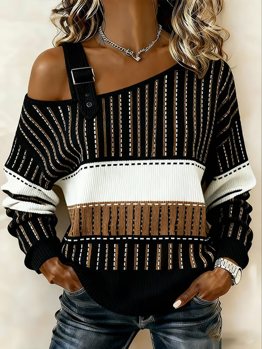 Women's Retro Western Printed Long Sleeve Top