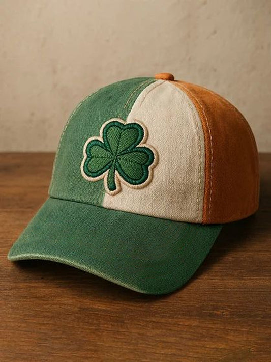 Unisex St Patrick's Day Shamrock Print Hat
