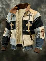 Men's Vintage Cross Faith Composite Fleece Jacket