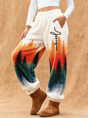 Women's Faith Print Casual Pants