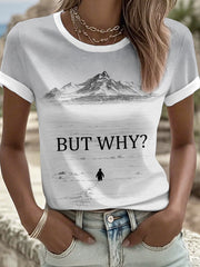 Women's Nihilist Penguin Print Vintage T-Shirt