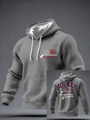 Men's American Hockey Printed Casual Hoodie