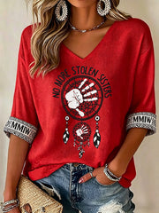 No More Stolen Sisters MMIW Graphic T-shirt