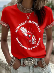 Indigenous Women Missing And Murdered - MMIW Unisex T-shirt