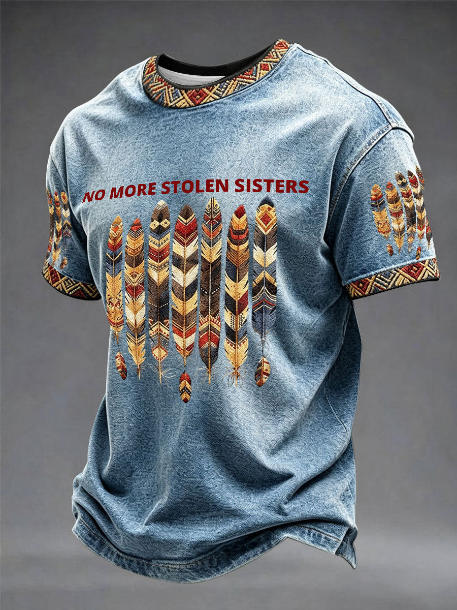 No More Stolen Sisters- MMIW Unisex Casual T-shirt