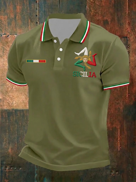 Men's Sicilia Trinacria Shirt