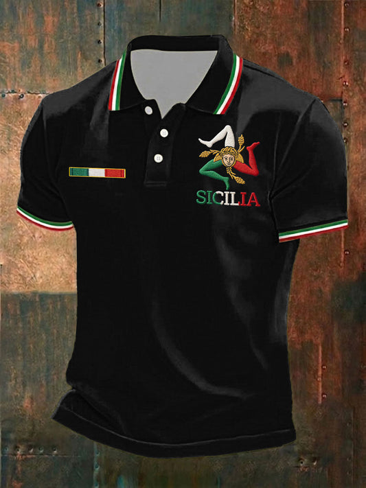 Men's Sicilia Trinacria Shirt