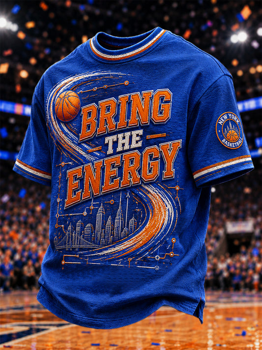 Men's Gift For Basketball Fans Print Casual Tee