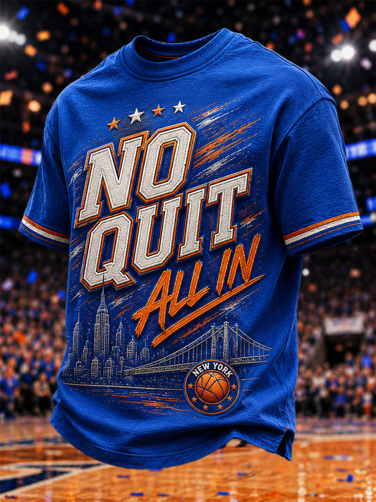 Men's Gift For Basketball Fans Print Casual Tee
