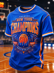 Men's New Yourk Champions Printed short sleeves t-shirt