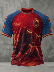 Men's ESPAÑA Football Short Sleeve T-shirt