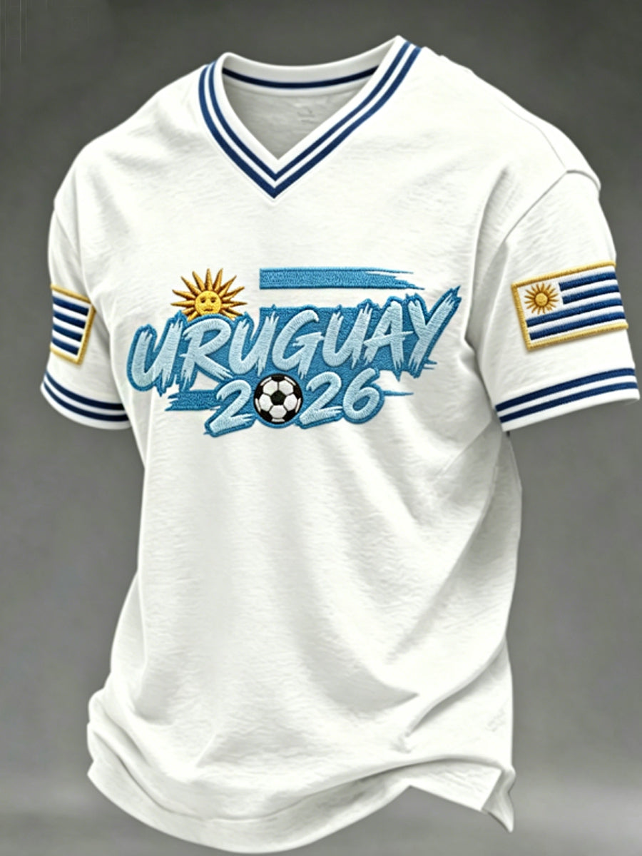 Men's V-neck T-shirt