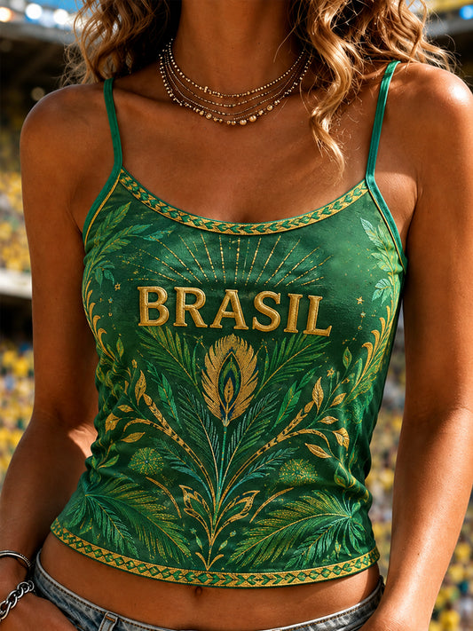 Women's Gift For Football Fans Print Casual Camisole
