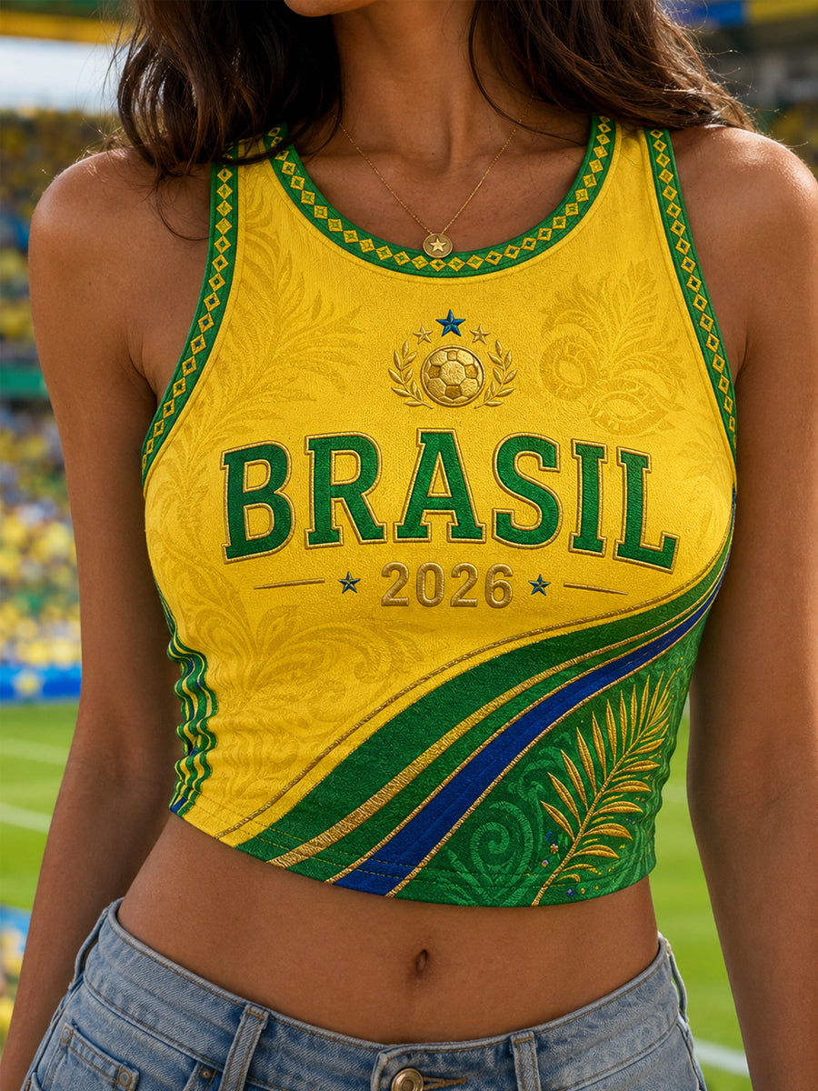 Women's Gift For Football Fans Print Casual Vest