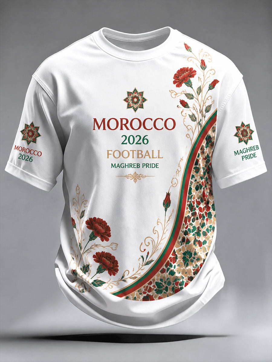 Men's 2026 Morocco Football T-Shirts