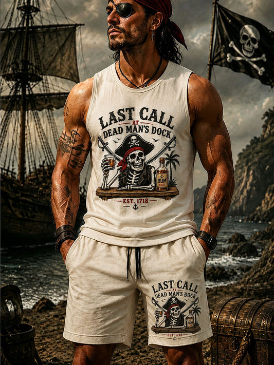 Men's "Last Call at Dead Man's Dock" 2-Piece Sets