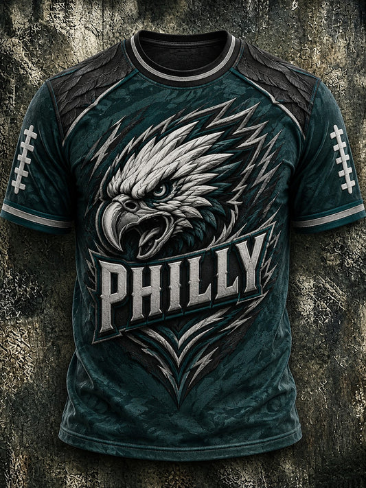 Men's Football Philly Printed T-shirt