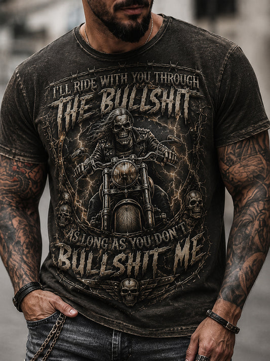 Men's Motorcycle Lover Graphic T-Shirt