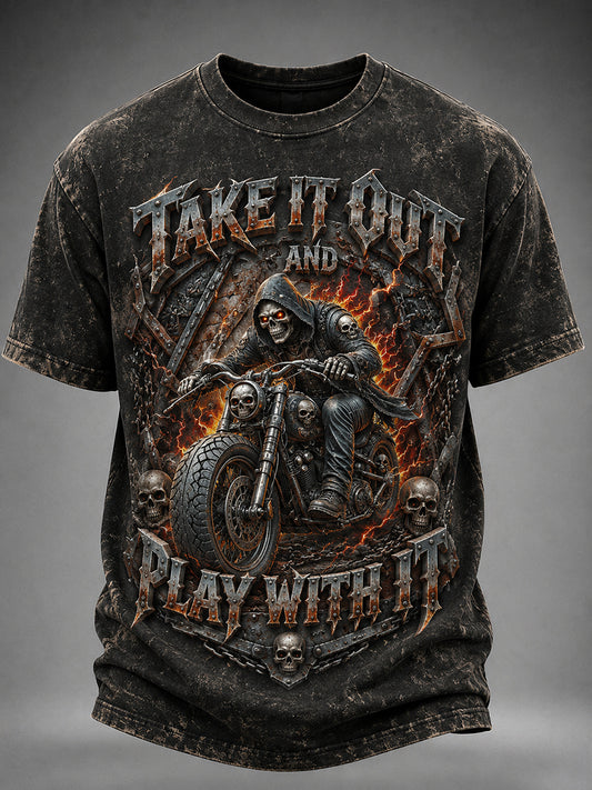 Men's Motorcycle Lover Graphic T-Shirt