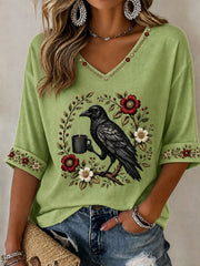 Women’s 'Is He Dead Yet' Printed Casual T-Shirt
