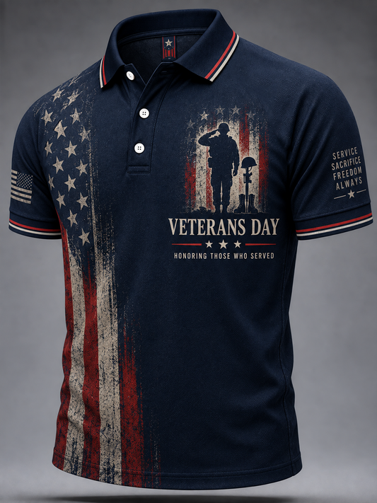 Men's U.S. Veterans Day Printed polo shirt