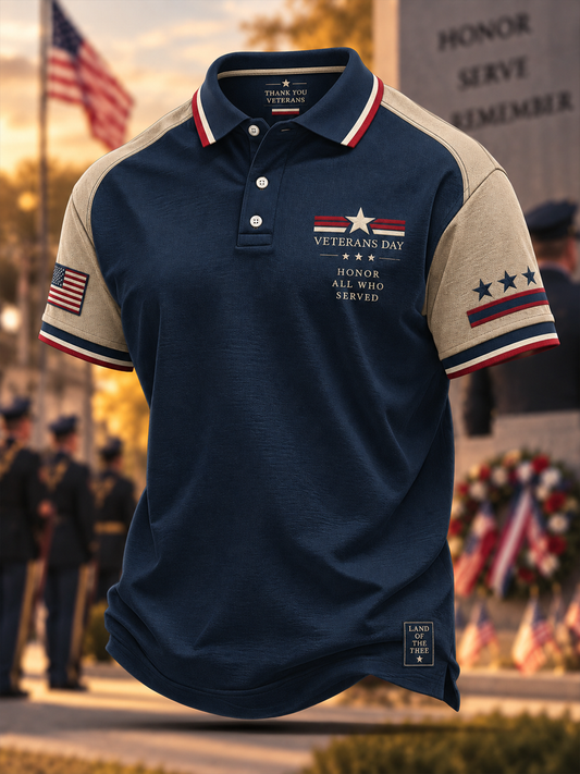 Men's U.S. Veterans Day Printed polo shirt